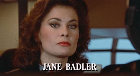 Yes! :) Jane Badler nudity facts: the only nude pictures that we know of are from a movie Easy Kill (1989) when she was 35 years old. Expand / Collapse All Appearances.